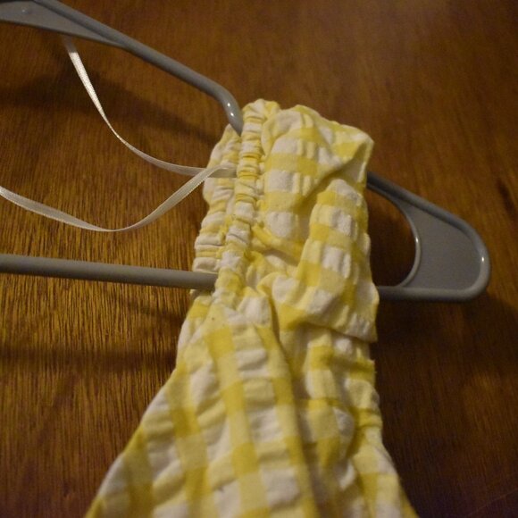 Yellow Gingham Maxi Dress - Old Navy - Sz 3XL - Picture 3 of 4